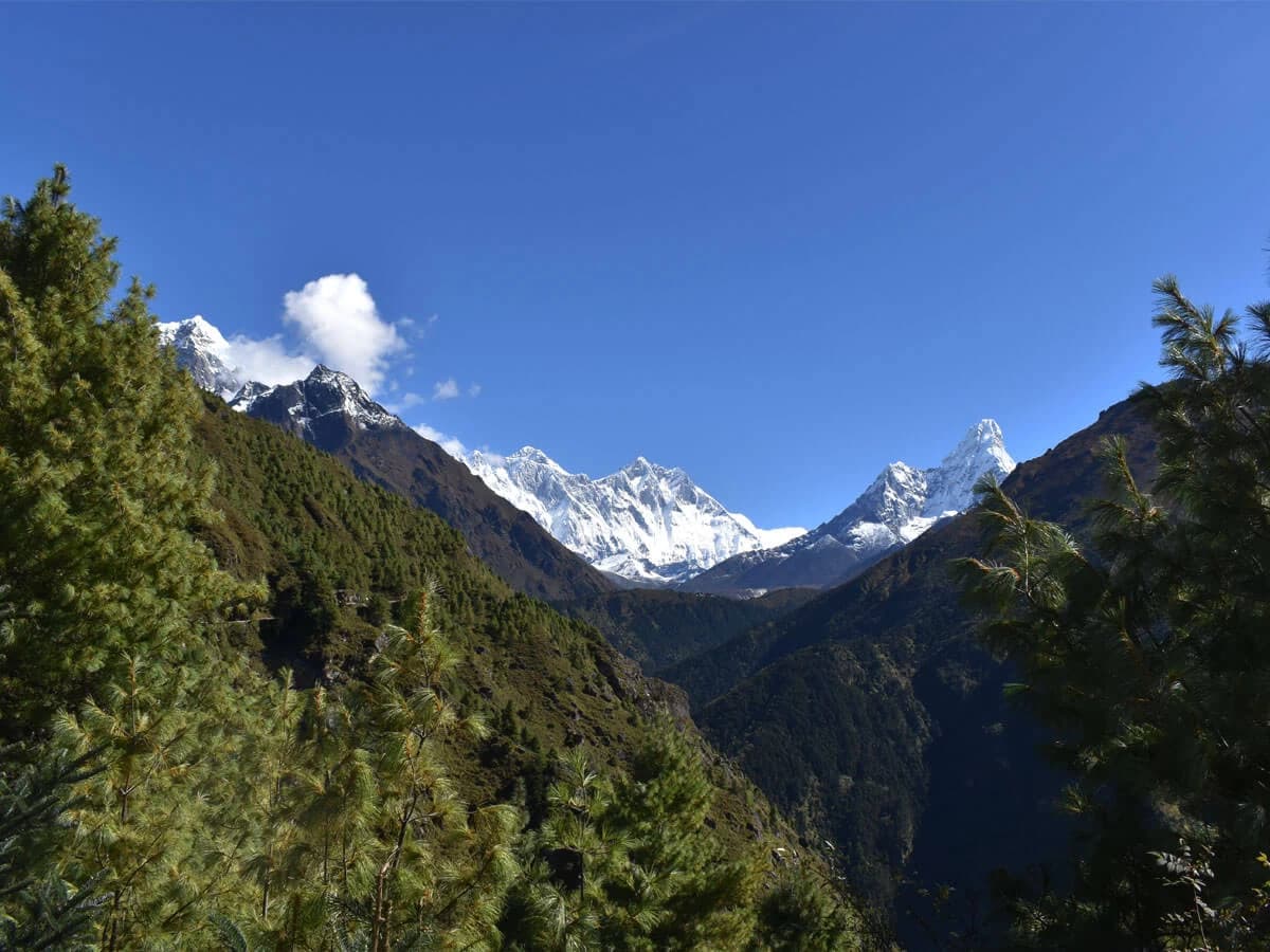 everest view from namche