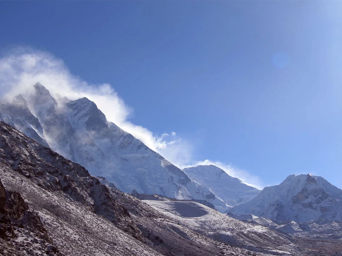 island peak view from dingboche
