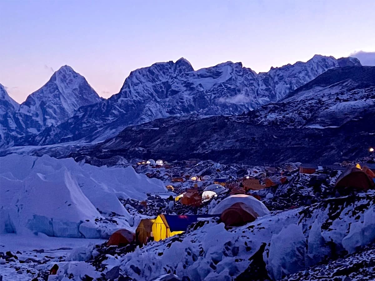 Overnight At Everest Base Camp