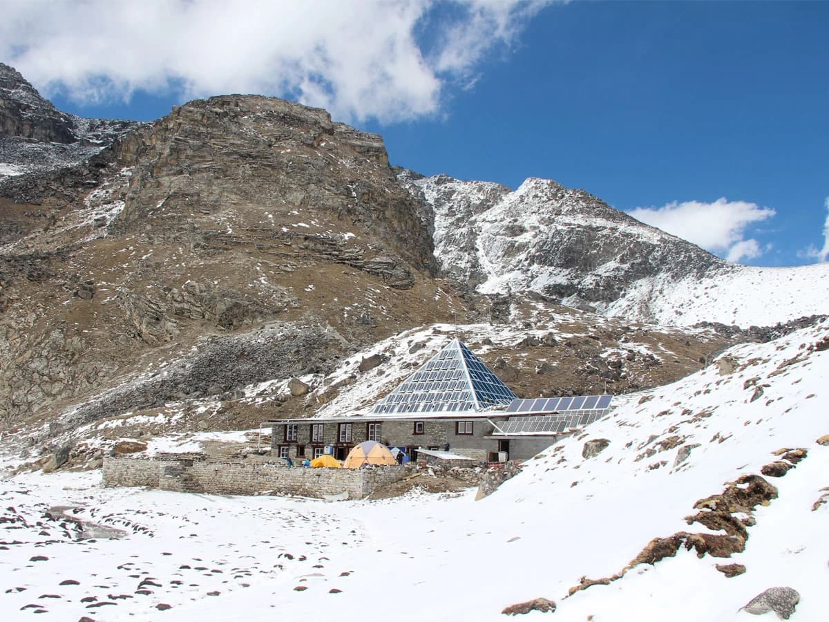 Pyramid On The Way Tolobuche Base Camp