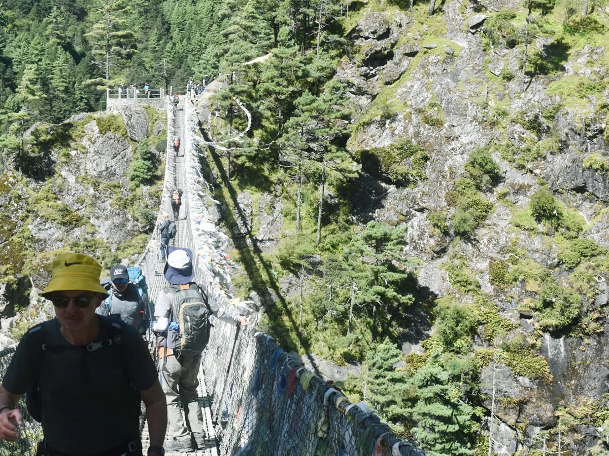 Suspension Bridge To Ebc Trek