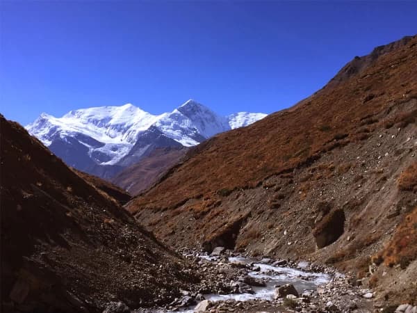 Mount Annapurna View From Annapurna Curcuit Trek