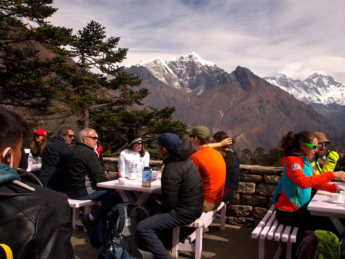 View From Everest View Hotel