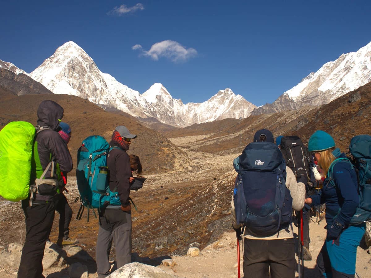 View From Lobuche Base Camp